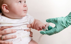 Baby Receiving Vaccine Injection