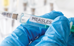 Measles Vaccine Syringe