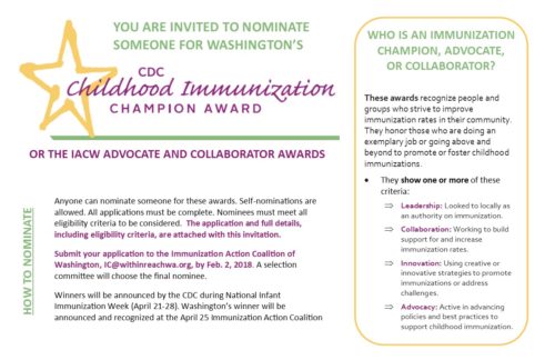 Champion and IACW Award Invitation